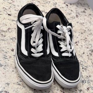 Vans Black and White Classic Sneakers